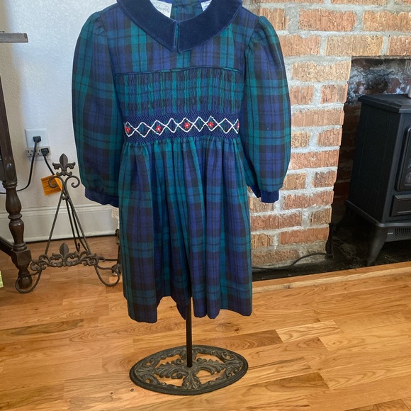 Heirloom Polly Flinders Toddler Girls Smocked Dress size 3 - Picture 6 of 15